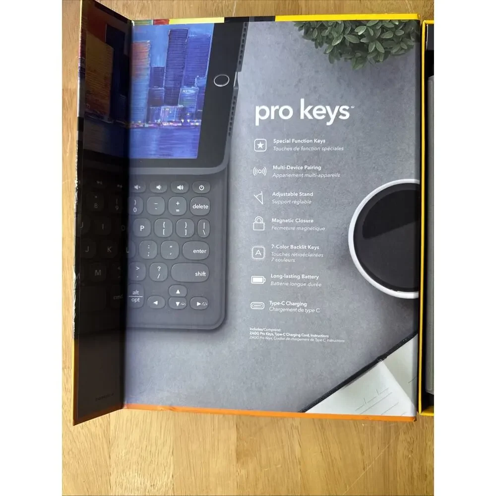 ZAGG Messenger Folio 2Keyboard&Case for Apple iPad 10.2